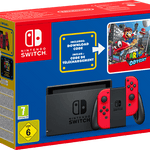 Nintendo Switch Roja + Super Mario Odyssey + Stickers Der Super Mario Bros. Film | Pack Especial