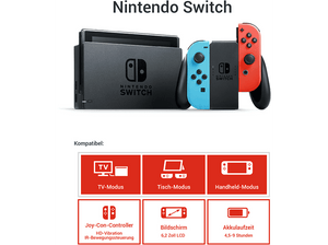 NINTENDO Switch Neon-Rot/Neon-Blau